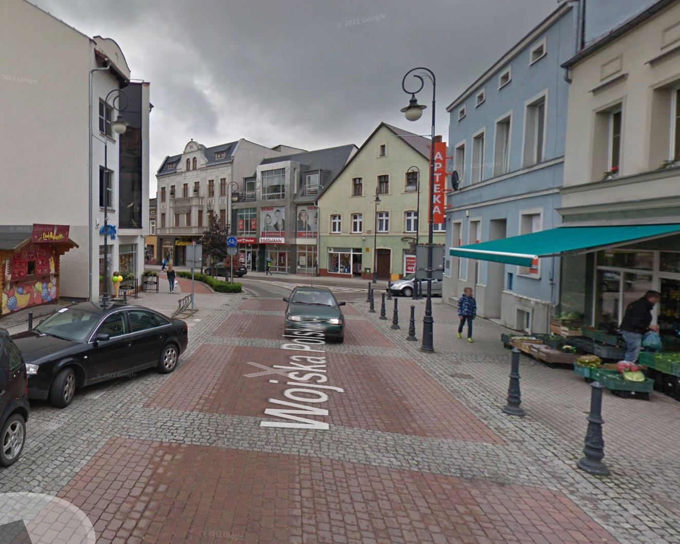 Panorama ulicy Wojska Polskiego w Bytowie